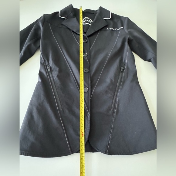 Equine Couture Black Show Coat Size M - Picture 9 of 15